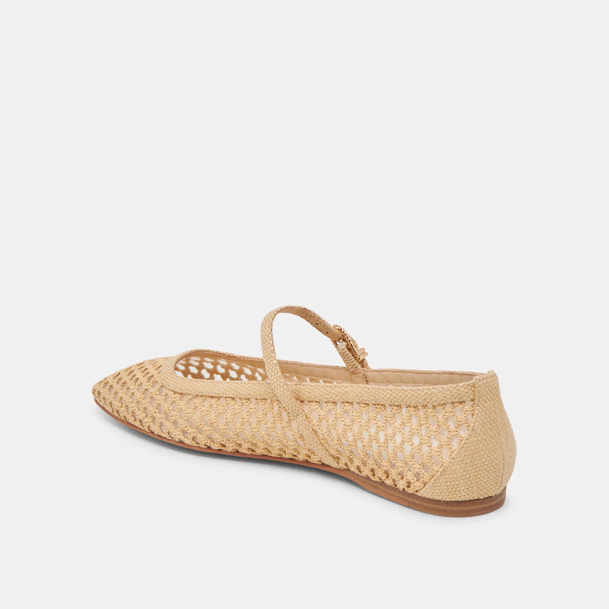 Dolce Vita Reyes Woven Raffia Ballet Flats