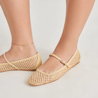 Dolce Vita Reyes Woven Raffia Ballet Flats