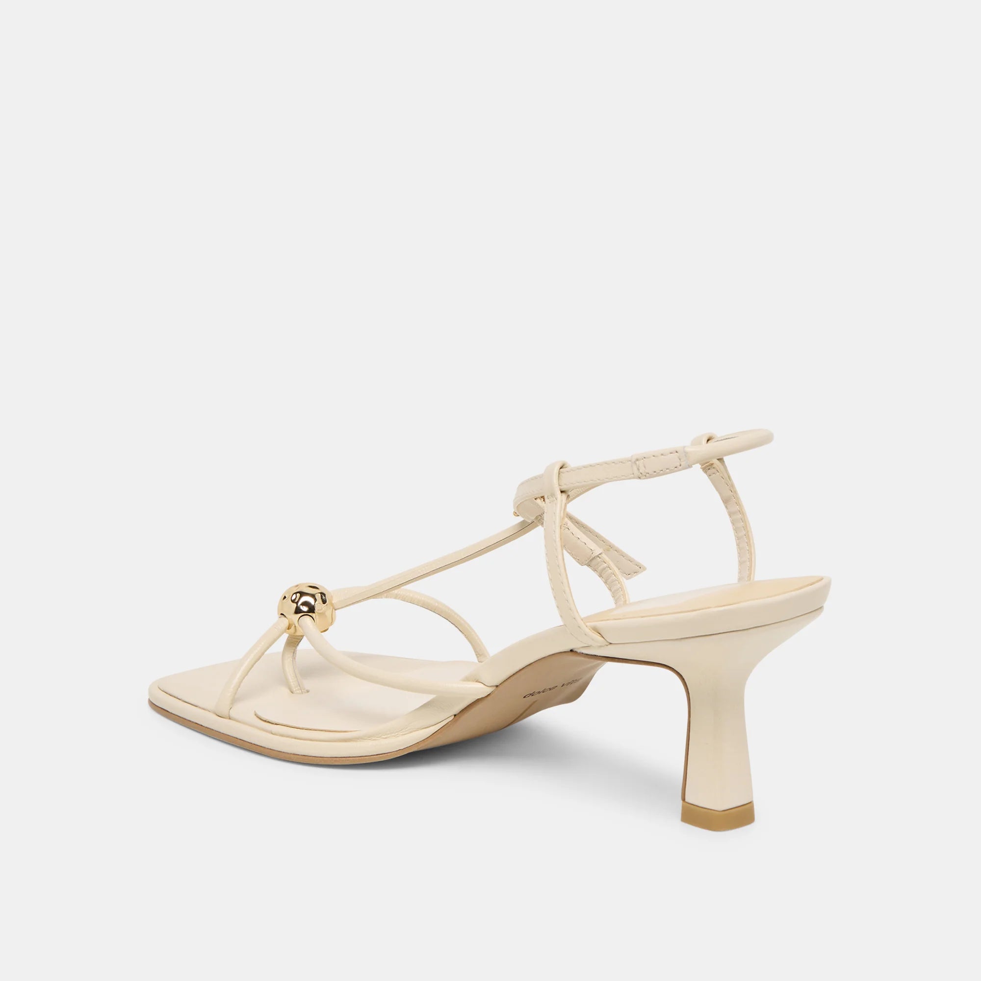 Dolce Vita Mylee Heels in Creme Leather