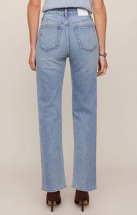 Z Supply The Muse High Rise Straight Jeans