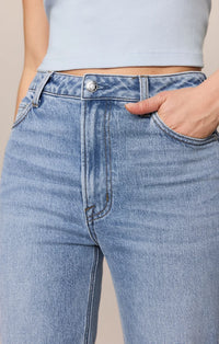 Z Supply The Muse High Rise Straight Jeans