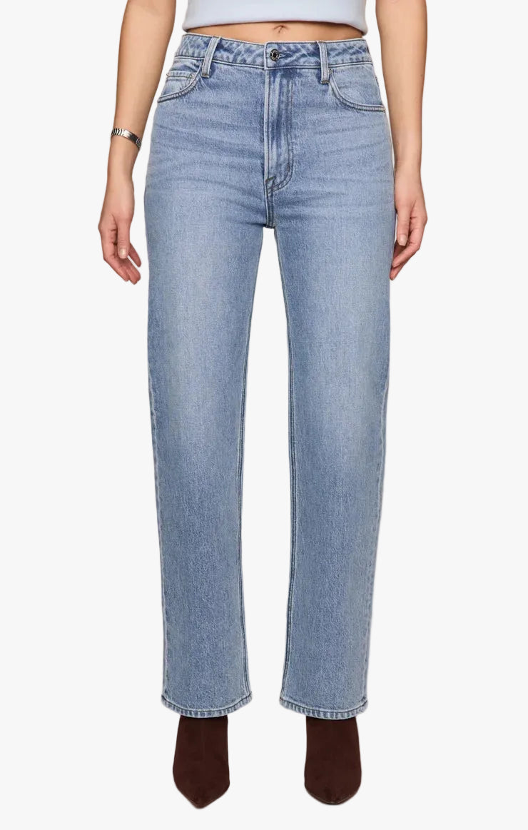 Z Supply The Muse High Rise Straight Jeans