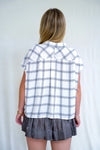 KOCH Spencer Top in Marine Plaid