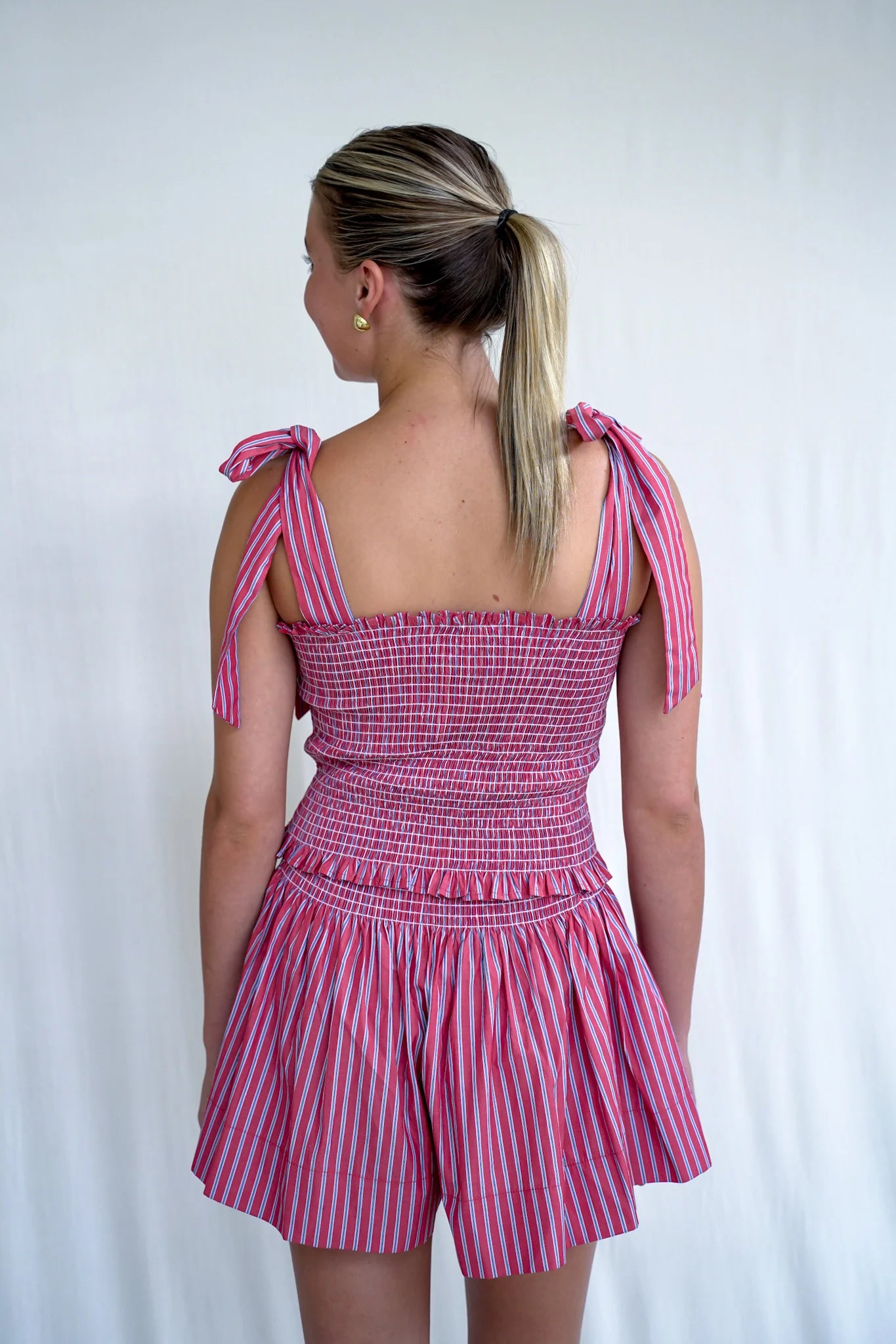 KOCH Cece Top in London Red Stripe
