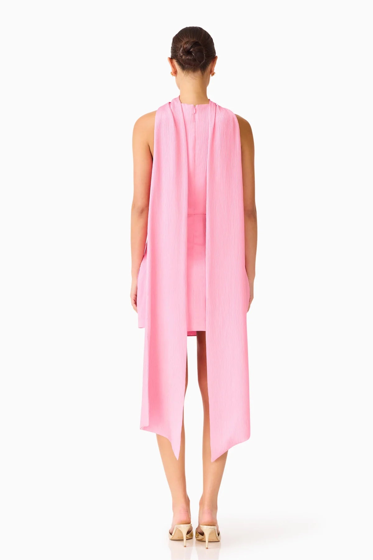 Elliatt Calista Neck Scarf Mini Dress