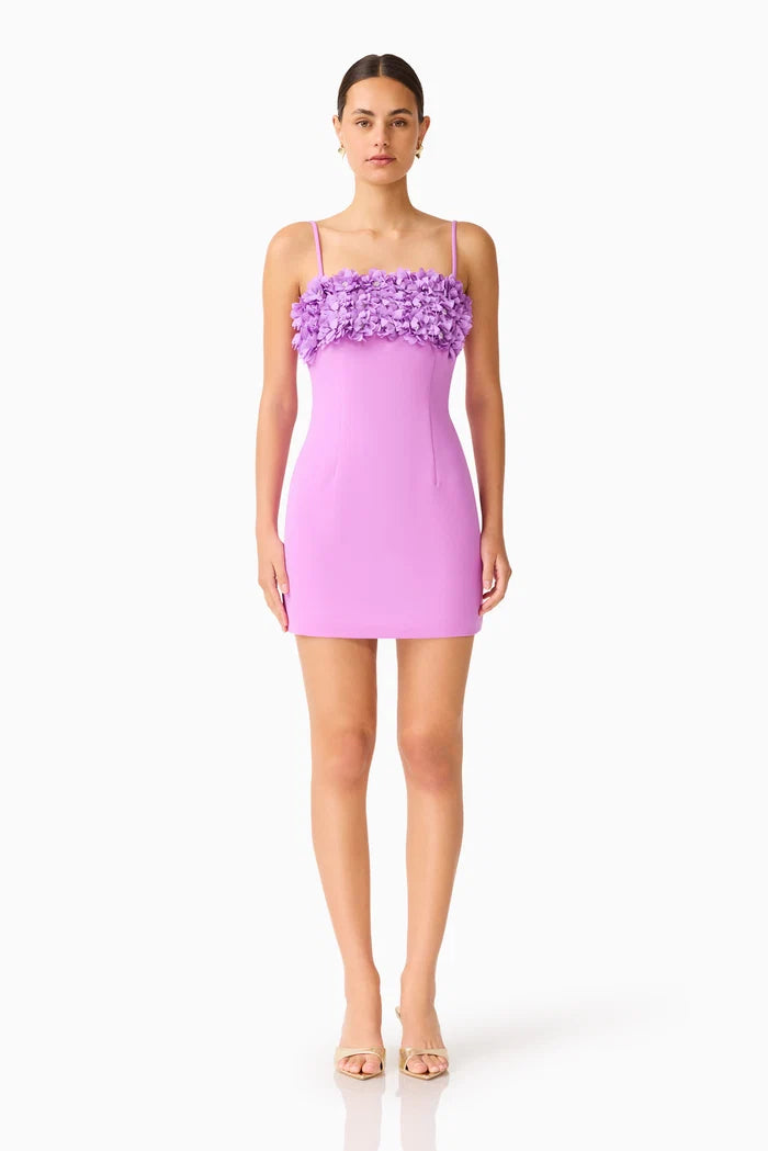 Elliatt Solenne Party Mini Dress in Orchid