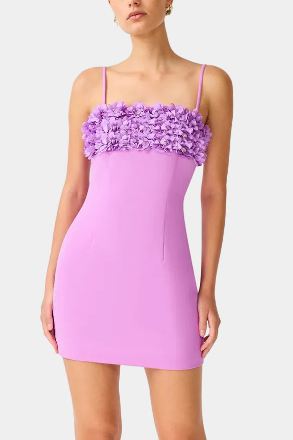 Elliatt Solenne Party Mini Dress in Orchid