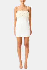 Elliatt Solenne Party Mini Dress in White