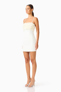 Elliatt Solenne Party Mini Dress in White