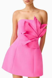 Elliatt Laurentia Floral Applique Mini Dress