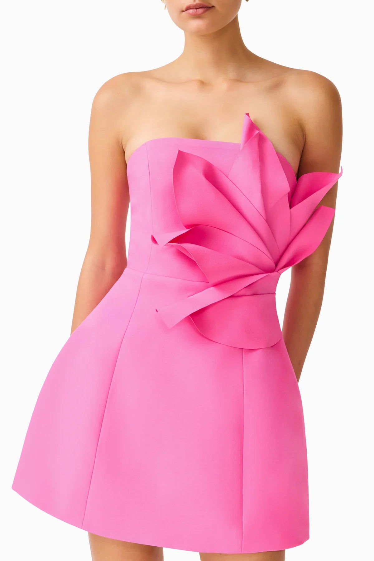 Elliatt Laurentia Floral Applique Mini Dress