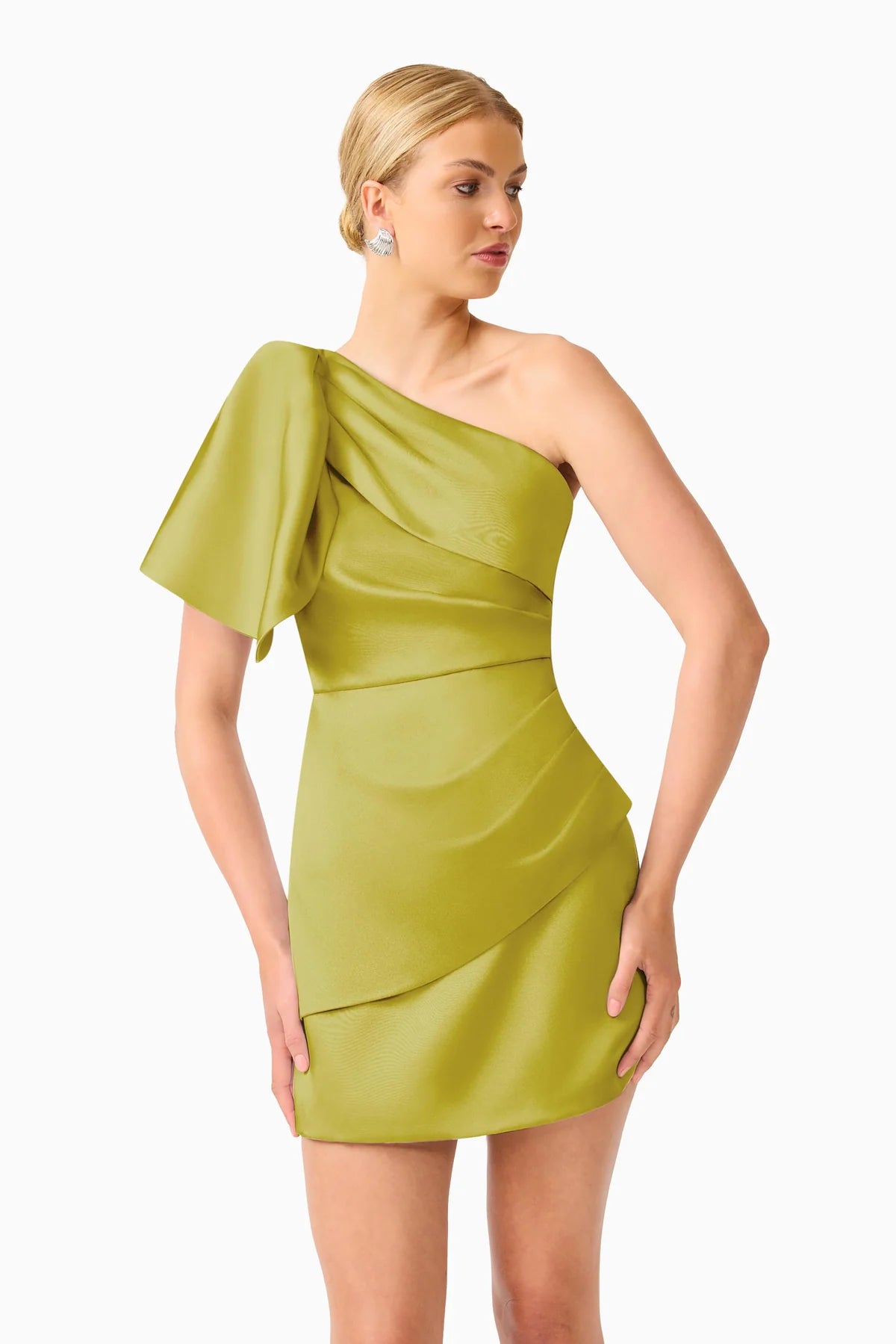 Elliatt Camellin Asymmetric Mini Dress