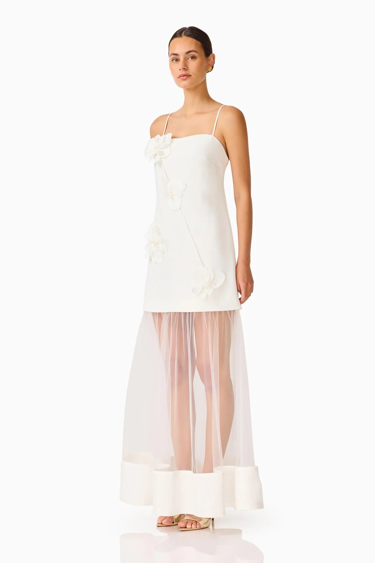 Elliatt Reina 3D Floral Gown