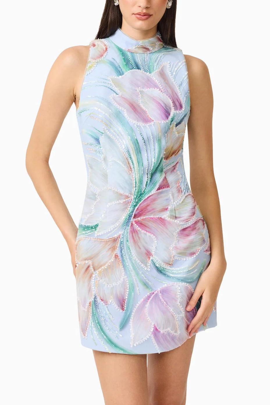 Elliatt Priselle High Neck Mini Dress