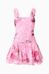 Elliatt Eleanora Drop Waist Pleated Mini Dress