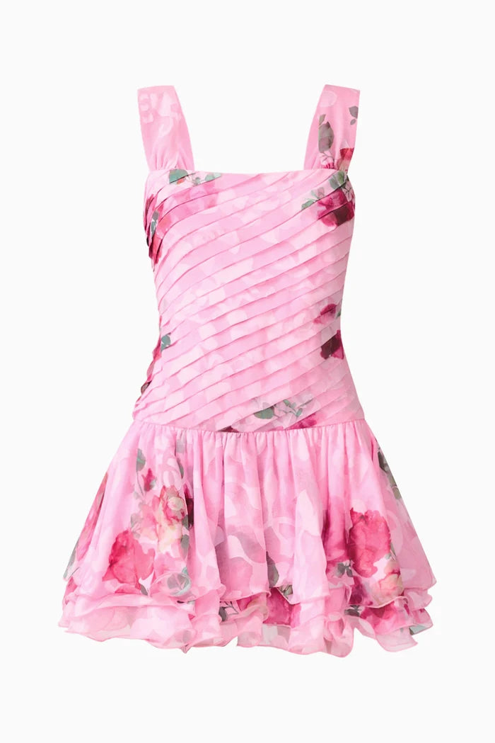 Elliatt Eleanora Drop Waist Pleated Mini Dress