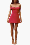 Runaway The Label Ebony Mini Dress in Watermelon