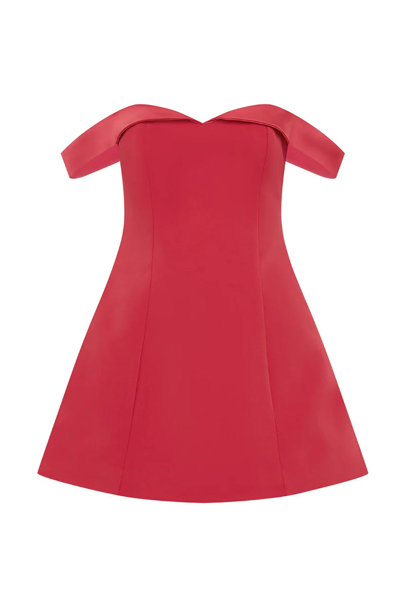 Runaway The Label Ebony Mini Dress in Watermelon