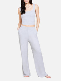 Barefoot Dreams Ultra Soft Rib Crop Tank & Pocket Pants Set