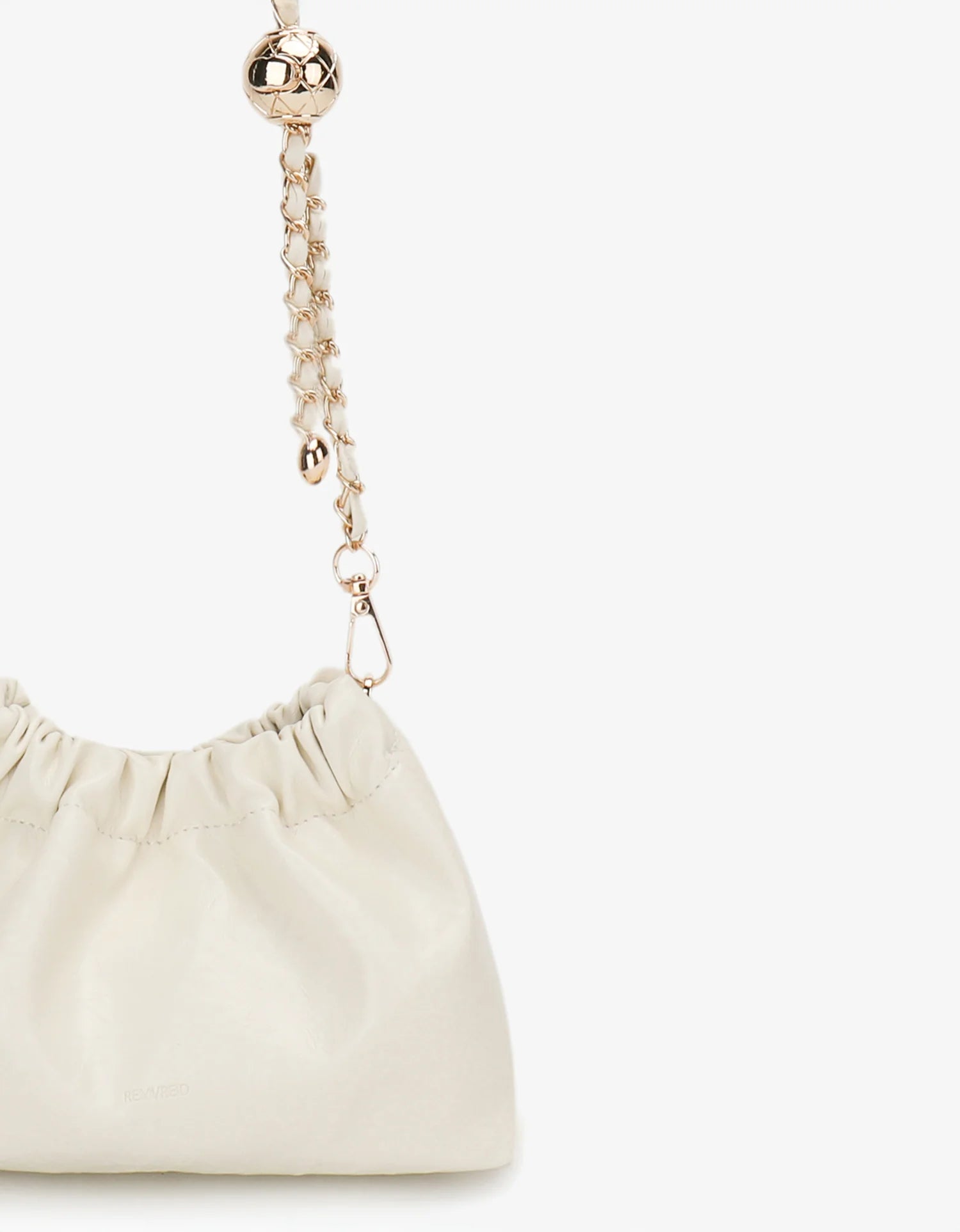 REMI/REID Effie Mini Scrunch Bag in Cream
