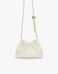 REMI/REID Effie Mini Scrunch Bag in Cream