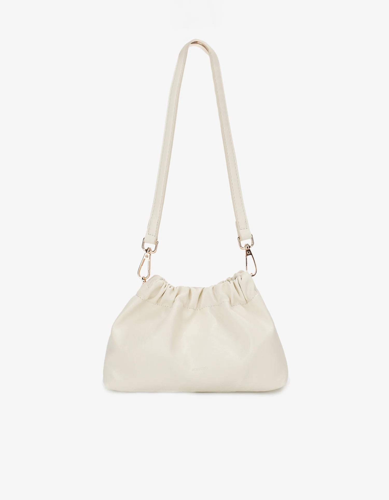 REMI/REID Effie Mini Scrunch Bag in Cream