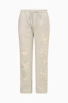 Love Shack Fancy Elma Lace Bow Sweatpants