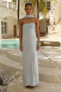 Runaway The Label Elsa Maxi Dress in Ice Blue