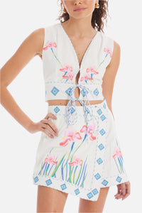 Allison NY Embroidered Genevieve Vest Top