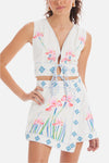 Allison NY Emboridered Sophie Skort