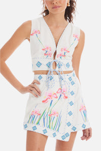 Allison NY Emboridered Sophie Skort