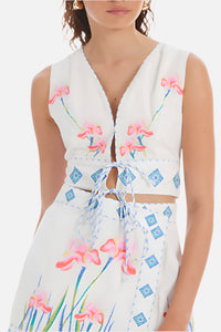 Allison NY Embroidered Genevieve Vest Top