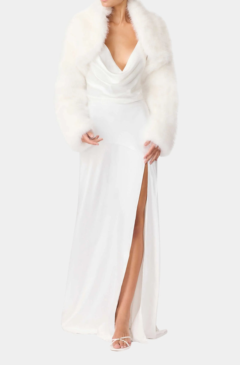 Elliatt Lucyna Cropped Fur Jacket
