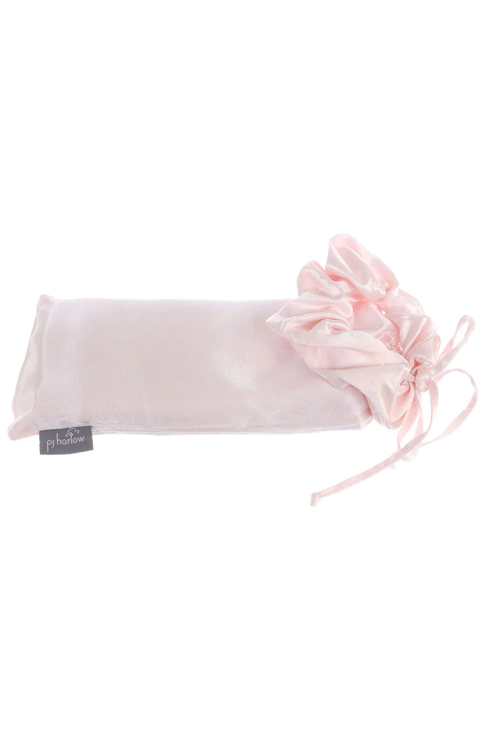 PJ Harlow Standard Satin Pillowcase with Scrunchie