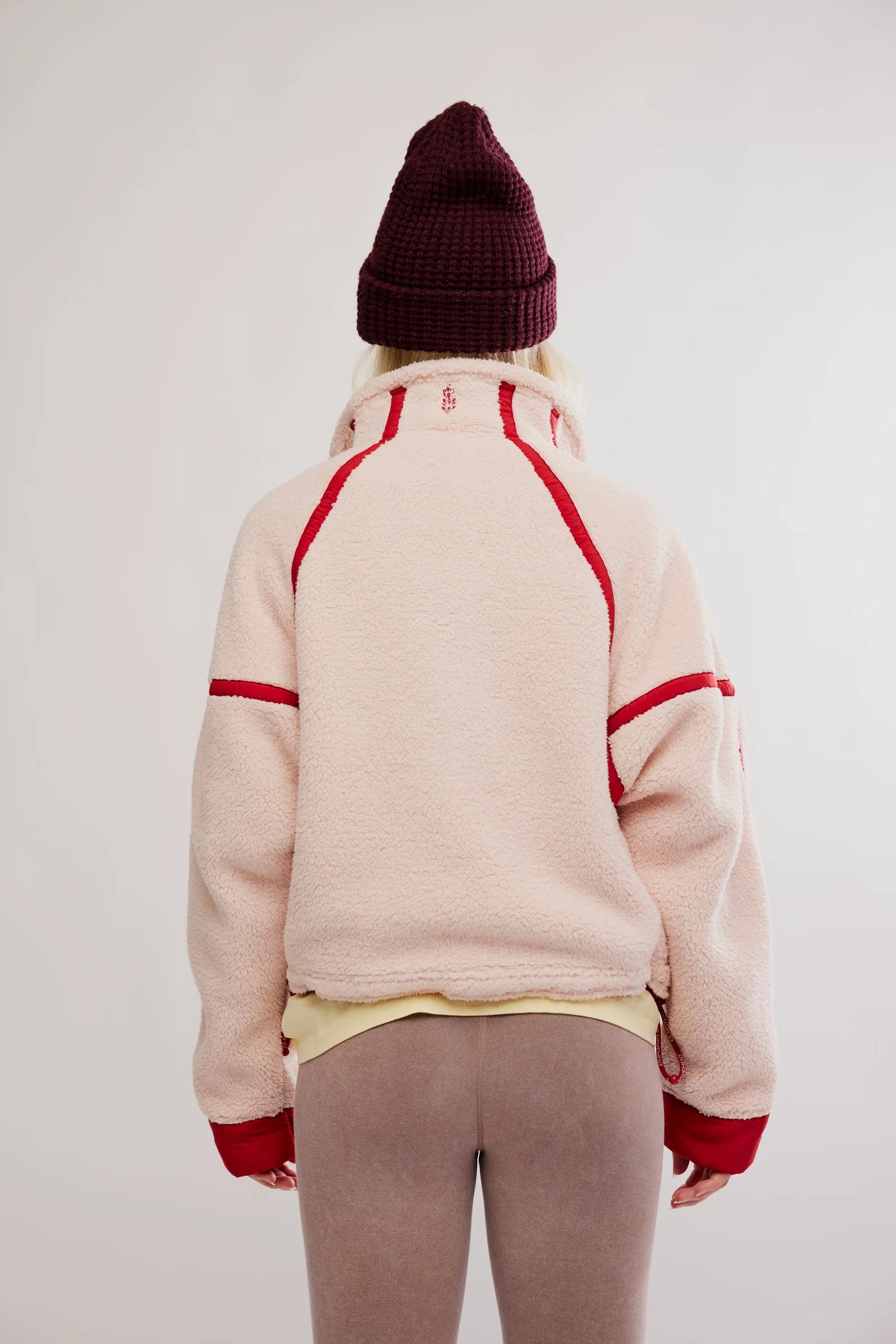 FP Movement Mountain High Half Zip Fleece in Ballet Slipper
