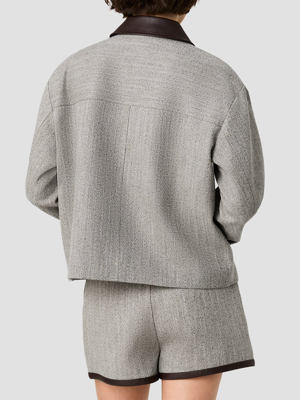 French Connection Speckled Herringbone Jacket