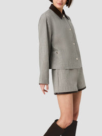French Connection Speckled Herringbone Jacket