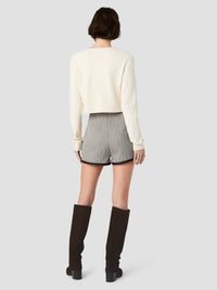 French Connection Speckled Herringbone Shorts