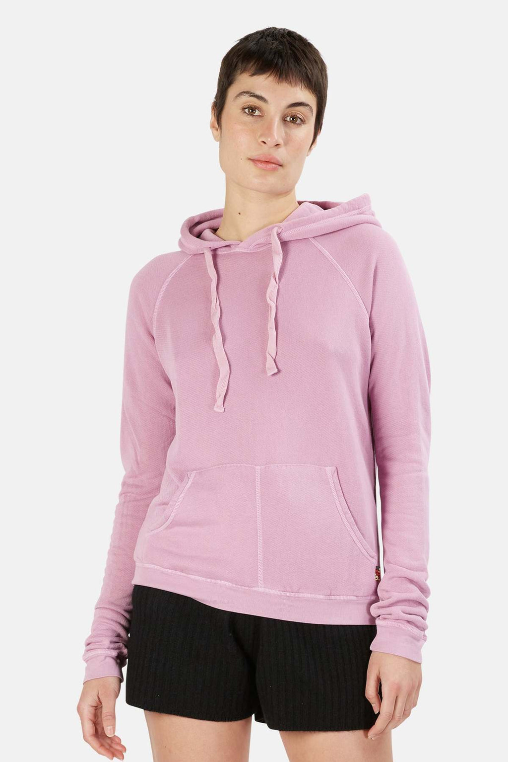 FREECITY Superfluff Lux Pullover Hoodie in Petal
