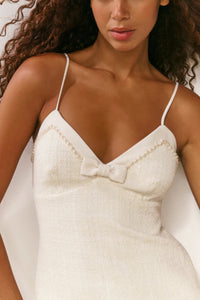 Love Shack Fancy Florencio Tweed Mini Dress