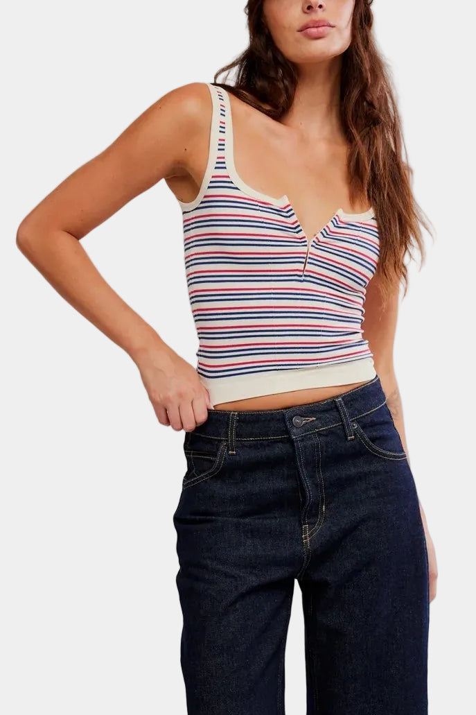 Free People Striped Simply Soft Cami