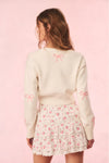 Love Shack Fancy Francette Bow Cardigan