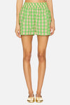 Free People Get Free Seersucker Pull-On Shorts