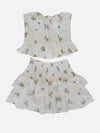 Venice Eyelet Top & Skirt Set