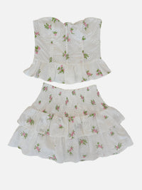 Venice Eyelet Top & Skirt Set