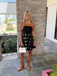LUSANA Talia Mini Dress