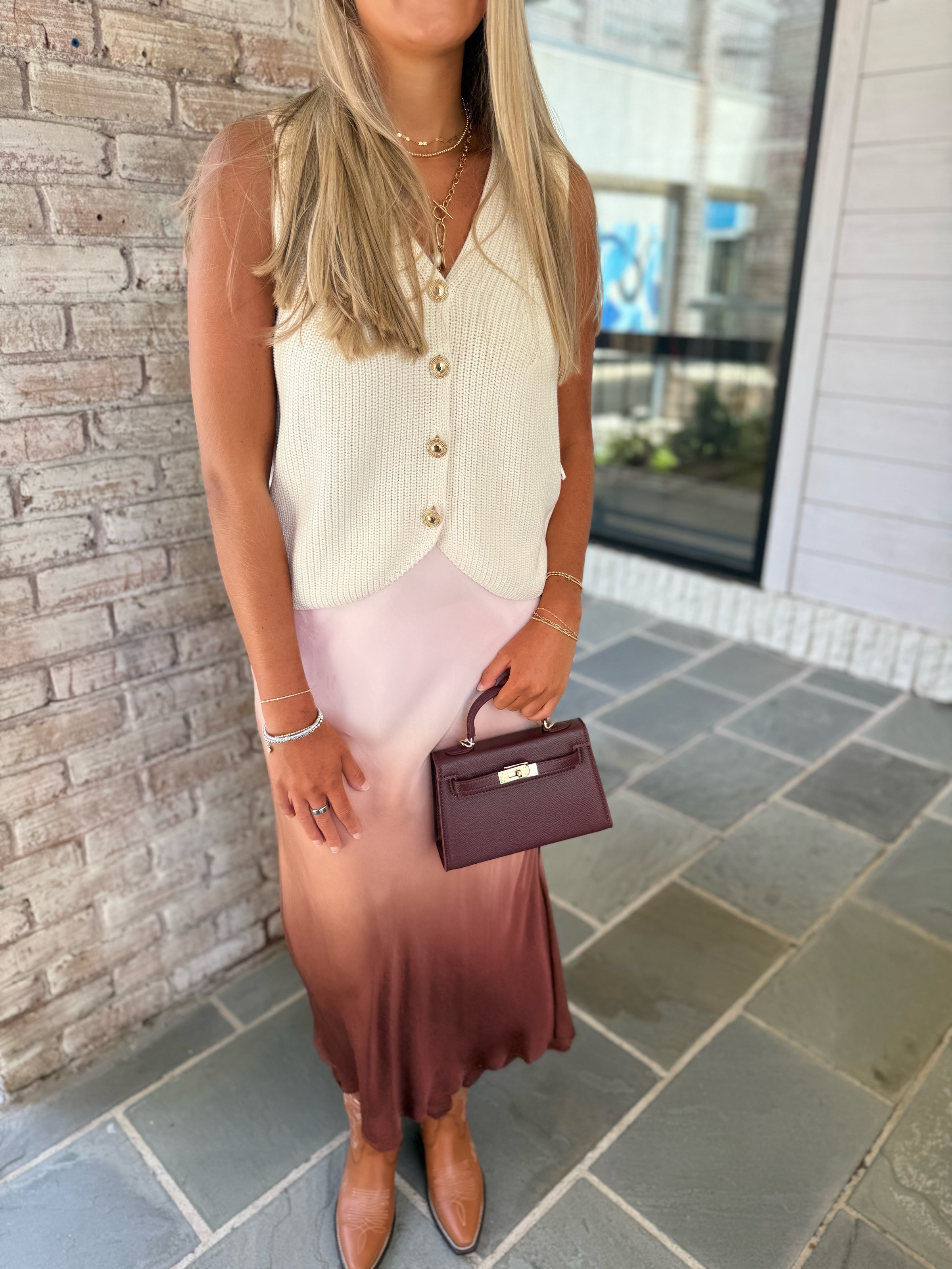 YFB Perrin Layered Midi Skirt