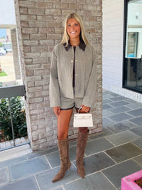 French Connection Speckled Herringbone Jacket