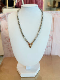 Ermine NY Mini Heart Eyes Necklace