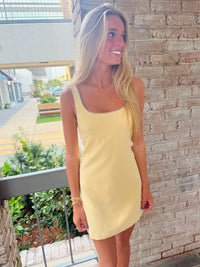 Amanda Uprichard Alphine Dress in Cornsilk